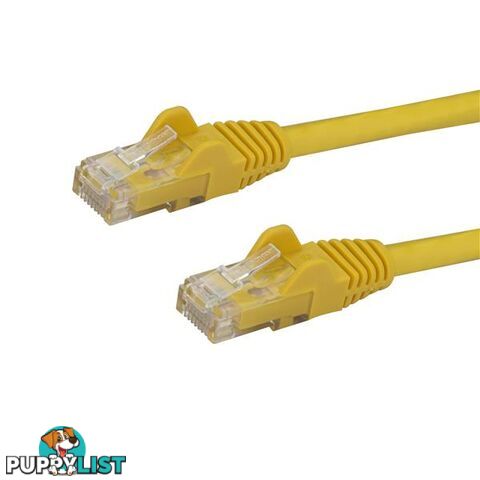 StarTech N6PATC2MYL 2m Yellow Cat6 UTP Snagless Patch Cable - StarTech - 065030856546 - N6PATC2MYL