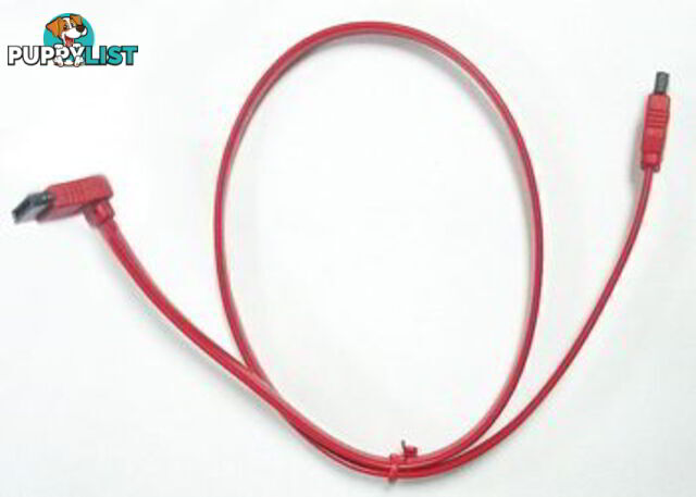 8ware SATA Cable - Left-Angled / Up Connector - 45cm Red FC-5033U - 8ware - 9341756005613 - FC-5033U