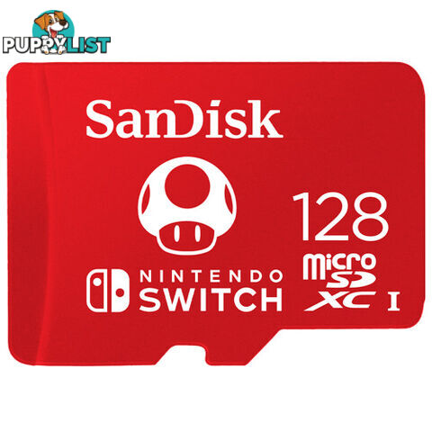 SanDisk SDSQXAO-128G-GNCZN 128GB MicroSDXC UHS-I Card for Nintendo - Sandisk - 619659171520 - SDSQXAO-128G-GNCZN