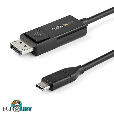 Startech CDP2DP2MBD 2m USB-C to DisplayPort 1.2 Cable - Bi-Directional - StarTech - 065030886802 - CDP2DP2MBD