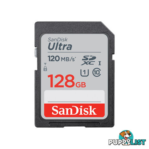 SanDisk SDSDUN4-128G-GN6IN 128GB Ultra SDHC SDXC UHS-I Memory Card - Sandisk - 619659182960 - SDSDUN4-128G-GN6IN