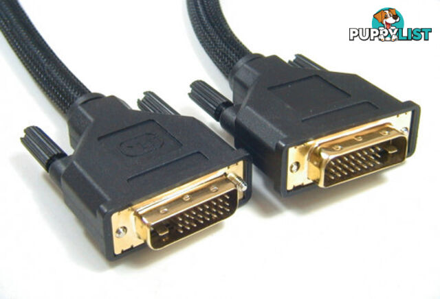 Astrotek AT-DVID-MM-4.5 DVI-D Cable 5m - 24+1 pins Male to Male Dual Link 30AWG OD8.6mm Gold Plated RoHS - Astrotek - 9320300512128 - AT-DVID-MM-4.5