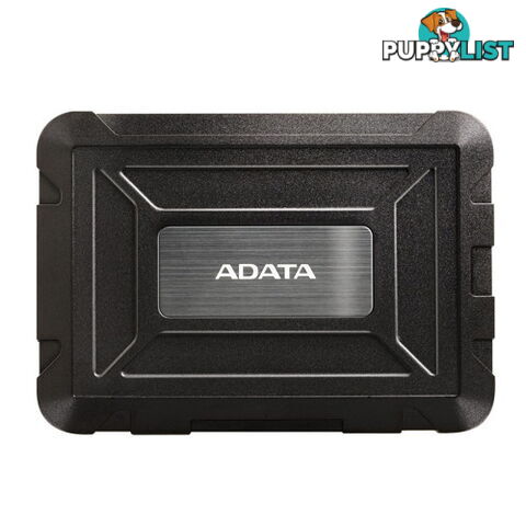 ADATA AED600U31-CBK ED600 Rugged 2.5" USB3.1 External Enclosure - Adata - 4713218463234 - AED600U31-CBK