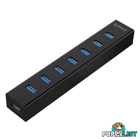 Orico H7013-U3-BK 7 Port USB3.0 Hub Black - Orico - 602766181506 - H7013-U3-BK