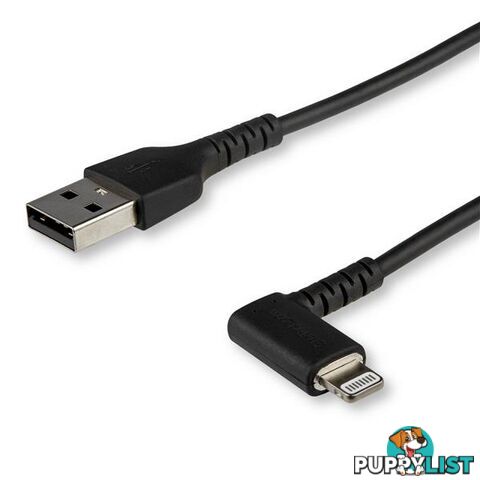 Startech RUSBLTMM2MBR Cable Black Angled Lightning to USB 2m - StarTech - 065030880947 - RUSBLTMM2MBR