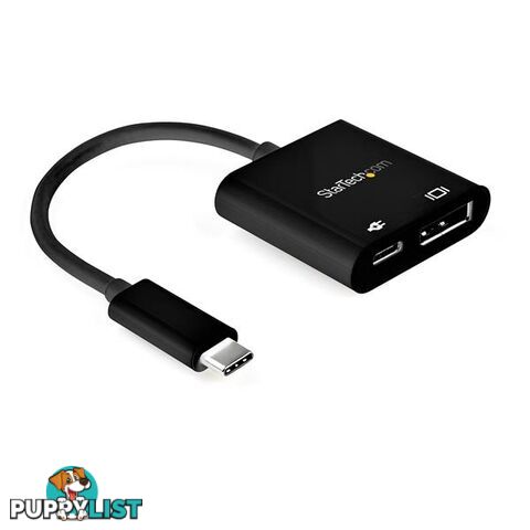 Startech CDP2DP14UCPB Adapter USB C to DisplayPort 60W PD - StarTech - 065030883641 - CDP2DP14UCPB