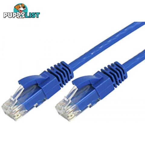 8ware CAT6THINBL-025M CAT6 Ultra Thin Slim Cable 0.25m / 25cm - Blue - 8ware - 0750258579918 - CAT6THINBL-025M