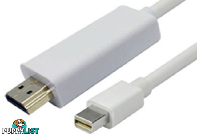 Comsol MD-HDMI-020 2M Mini DisplayPort Male to HDMI Male Cable - Comsol - 9332902010339 - MD-HDMI-020