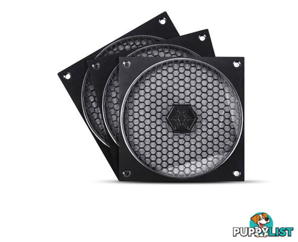 Silverstone SST-FF121B-3PK 120mm Fan Fiter 3 Pack - Silverstone - 4710007229590 - SST-FF121B-3PK