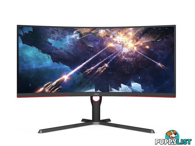 AOC CU34G3S 34" WQHD 1ms 165Hz VA Curved Monitor - AOC - 4717385945876 - CU34G3S