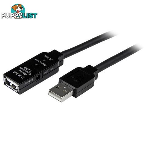 StarTech USB2AAEXT5M 5m USB 2.0 Active Extension Cable - M/F - StarTech - 065030856249 - USB2AAEXT5M