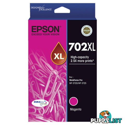 Epson C13T345392 702 Maganta XL Ink Cartridge - Epson - 9314020623974 - C13T345392