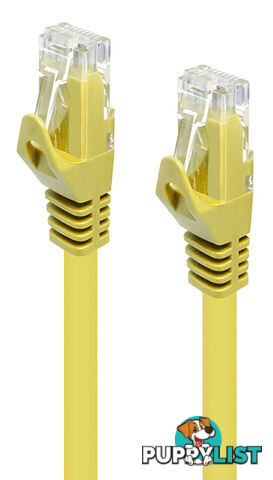 Alogic 1m CAT6 Network Cable - Yellow C6-01-Yellow - Alogic - 9319866026811 - C6-01-Yellow