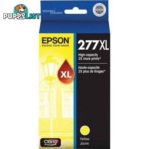 Epson 277XL Claria Photo HD Yellow High Capacity for XP-850C13T278492 - Epson - 9314020612466 - C13T278492