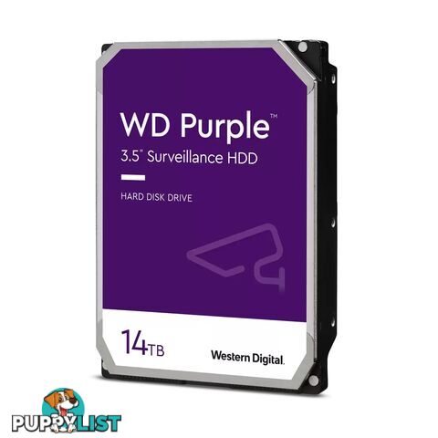 SANDISK WD141PURP PURPLE PRO WD141PURP 3.5IN 14TB 256MB - Sandisk - 718037889405 - WD141PURP