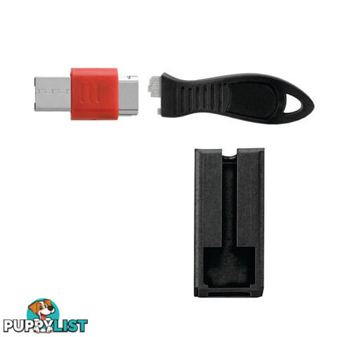 Kensington K67915WW USB Port Lock With Cable Guard - Square - Kensington - 085896679158 - K67915WW