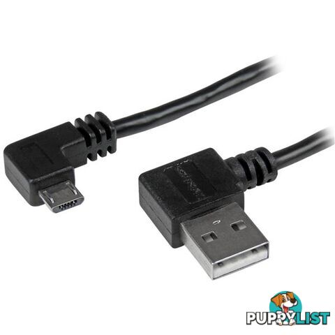 StarTech USB2AUB2RA2M 2m 6 ft Right Angle Micro-USB Cable - StarTech - 065030862424 - USB2AUB2RA2M