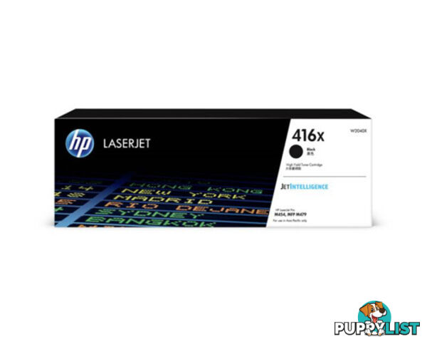 HP W2040X 416X Black Laserjet Toner Cartridge 7500 Pages - HP - 192018046467 - W2040X