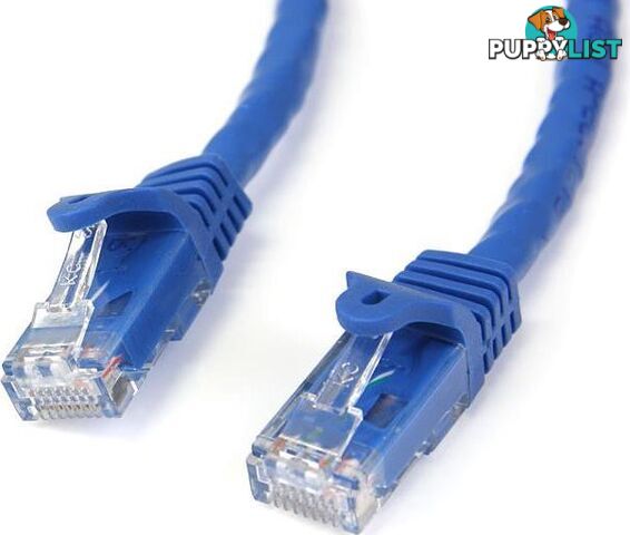 StarTech N6PATC10MBL 10m Blue Snagless Cat6 UTP Patch Cable - StarTech - 065030846516 - N6PATC10MBL