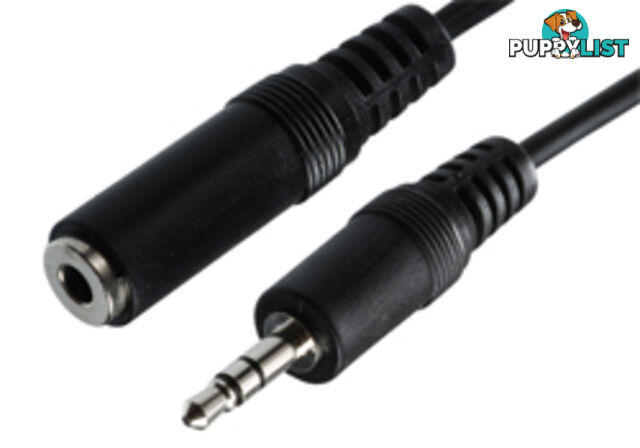 Comsol 35-MF-05 5M 3.5mm Stereo Male to 3.5mm Stereo Female Ext. Cable - Comsol - 9332902000248 - 35-MF-05