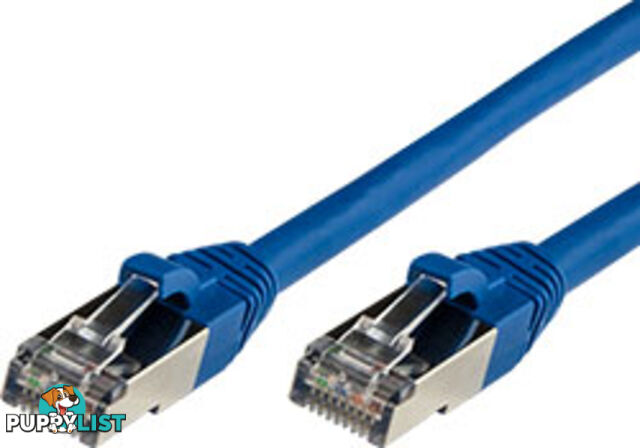 Comsol STP-03-C6A-BLU 3M 10GbE Cat 6A S/FTP Shielded Patch Cable - Blue - Comsol - 9332902008381 - STP-03-C6A-BLU