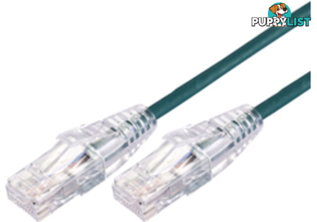 Comsol UTP-05-C6A-UT-GRN 5m RJ45 Cat 6A Ultra Thin Patch Cable - Green - Comsol - 9332902018557 - UTP-05-C6A-UT-GRN