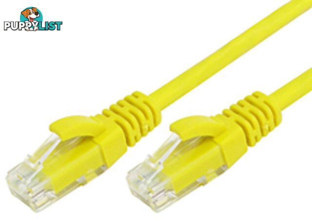 Comsol UTP-.5-6B-YEL 50cm RJ45 Cat 6 Patch Cable - Yellow - Comsol - 9332902009395 - UTP-.5-6B-YEL