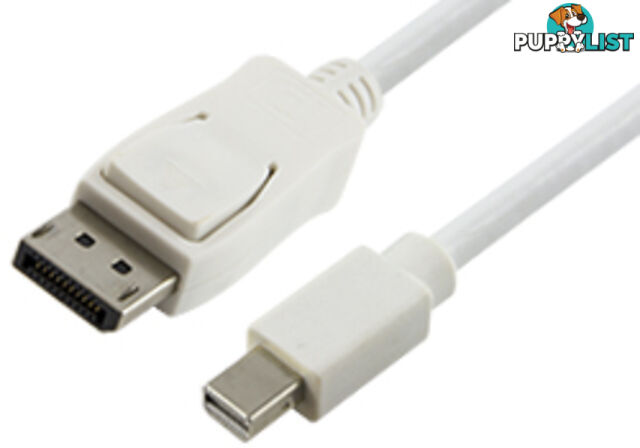 Comsol MD-DP-020 2M Mini DisplayPort Male to DisplayPort Male Cable - Comsol - 9332902010506 - MD-DP-020