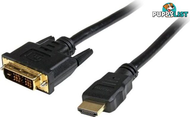 StarTech HDDVIMM3M 3m High Speed HDMI to DVI Cable - StarTech - 065030844673 - HDDVIMM3M