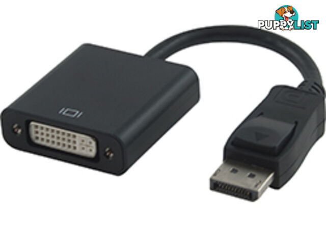 Comsol DP-DVI-AD 20cm DisplayPort Male to Single Link DVI-D Female Adapter - Comsol - 9332902007360 - DP-DVI-AD