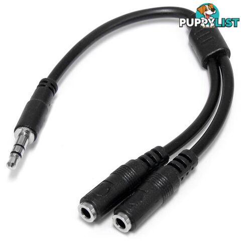 StarTech MUY1MFFS Slim Stereo Y Cable 3.5 to 2x 3.5mm - StarTech - 065030847018 - MUY1MFFS