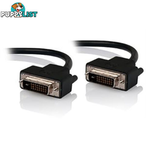 Alogic DVI-DL-03B-MM 3 Meter DVI-D Dual Link Digital Video Cable Male to Male - Alogic - 9319866072641 - DVI-DL-03B-MM