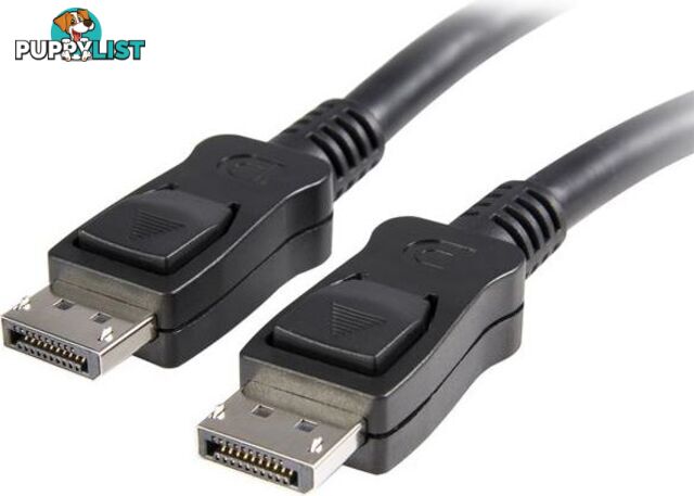 StarTech DISPLPORT3L 3 ft DisplayPort Cable with Latches M/M - StarTech - 065030839167 - DISPLPORT3L