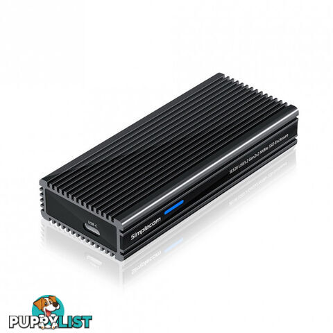 Simplecom SE528 NVMe M.2 SSD to USB 3.2 Gen 2X2 USB-C Enclosure 20 GBps - Simplecom - 9350414002154 - SE528