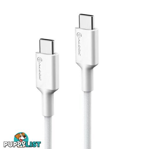 Alogic ELPCC201-WH Elements PRO USB-C to USB-C cable - Male to Male - 1m White - Alogic - 9350784019509 - ELPCC201-WH