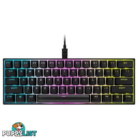 Corsair CH-9194014-NA K65 RGB Mini Mechanical Gaming Keyboard - Cherry MX Speed - Corsair - 0840006635772 - CH-9194014-NA