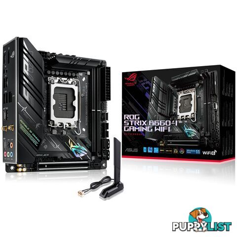 ASUS ROG STRIX B660-I GAMING WIFI LGA1700 DDR5 Motherboard - ASUS - 4711081514961 - ROG STRIX B660-I GAMING WIFI