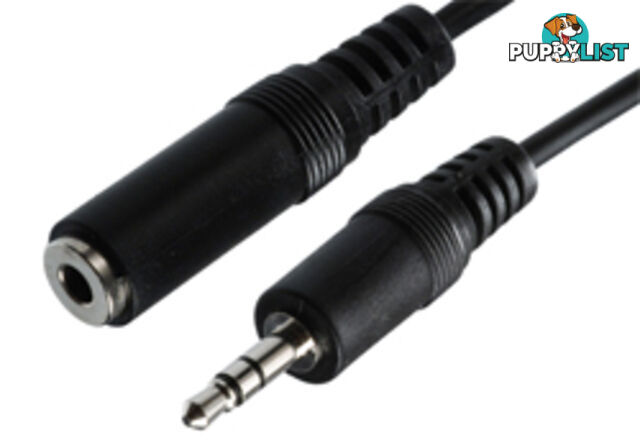 Comsol 35-MF-01 1M 3.5mm Stereo Male to 3.5mm Stereo Female Ext. Cable - Comsol - 9332902000217 - 35-MF-01