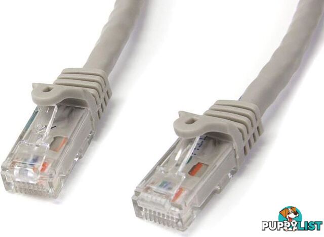 StarTech N6PATC15MGR 15 m Gray Snagless Cat6 UTP Patch Cable - StarTech - 065030847049 - N6PATC15MGR