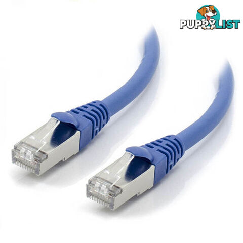 Alogic C6A-15-Blue-SH 15m Blue 10G Shielded CAT6A Network Cable - Alogic - 9350784003485 - C6A-15-Blue-SH