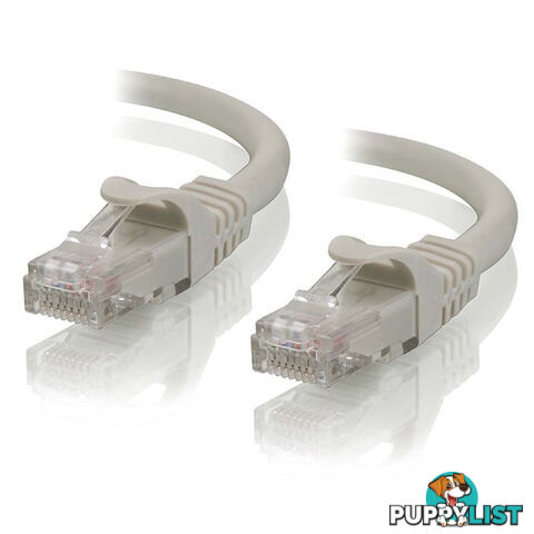 Alogic C6A-01-Grey 1m Grey 10Gb Ethernet Snagless CAT6A Network Cable - Alogic - 9350784005014 - C6A-01-Grey