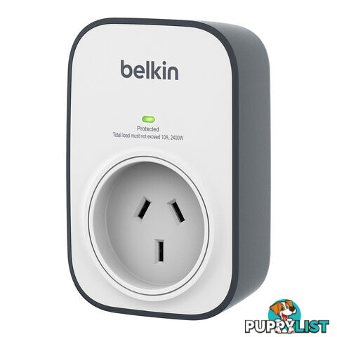 BELKIN BSV102AU 1 OUTLET SURGE PROTECTOR, SURGECUBE, 2YR WTY, $15K CEW - Belkin - 745883650934 - BSV102AU