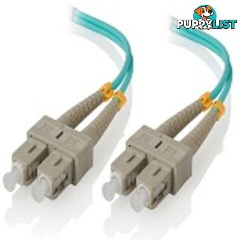 Alogic SCSC-20-OM3 20m SC-SC 10G Multi Mode Duplex LSZH Fibre Cable 50/125 OM3 - Alogic - 9350784004789 - SCSC-20-OM3