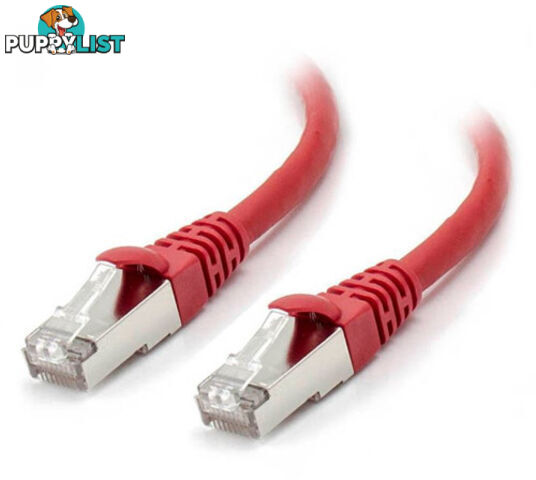 Alogic C6A-01-Red-SH 1m Red 10GbE Shielded CAT6A LSZH Network Cable - Alogic - 9350784005892 - C6A-01-Red-SH