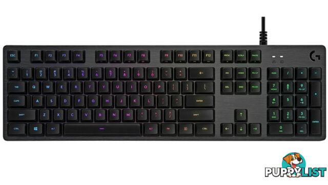 Logitech 920-009372 G512 CARBON LIGHTSYNC RGB Mechanical Gaming Keyboard GX Red - Logitech - 0097855151773 - 920-009372