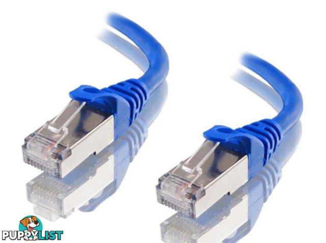 Astrotek AT-RJ45BLUF6A-3M CAT6A Shielded Cable 3m Blue Color 10GbE RJ45 Ethernet Network LAN S/FTP LSZH Cord 26AWG - Astrotek - 9320422519623 - AT-RJ45BLUF6A-3M