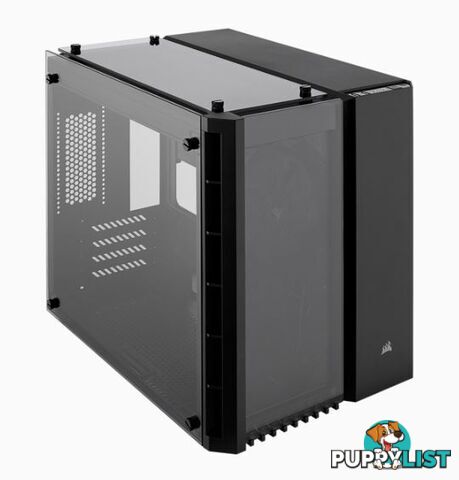 Corsair CC-9011134-WW Crystal Series 280X Tempered Glass micro ATX Case Black - Corsair - 843591065177 - CC-9011134-WW