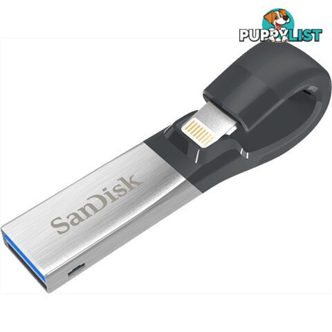 SanDisk SDIX30C-032G-GN6NN SDIX30N 32GB iXpand flash drive Grey iOS USB 3.0 2Y - Sandisk - 619659142407 - SDIX30C-032G-GN6NN