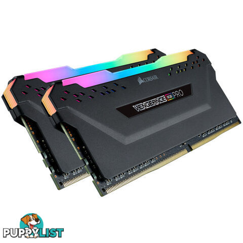 Corsair CMW32GX4M2D3000C16 Vengeance RGB PRO 32GB (2x16GB) DDR4 3000MHz C16 Desktop Gaming Memory - Corsair - 0840006604259 - CMW32GX4M2D3000C16