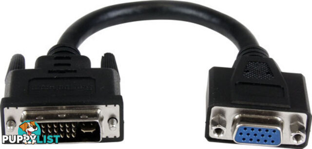 StarTech DVIVGAMF8IN 8in DVI to VGA Cable Adapter M/F - StarTech - 065030848565 - DVIVGAMF8IN